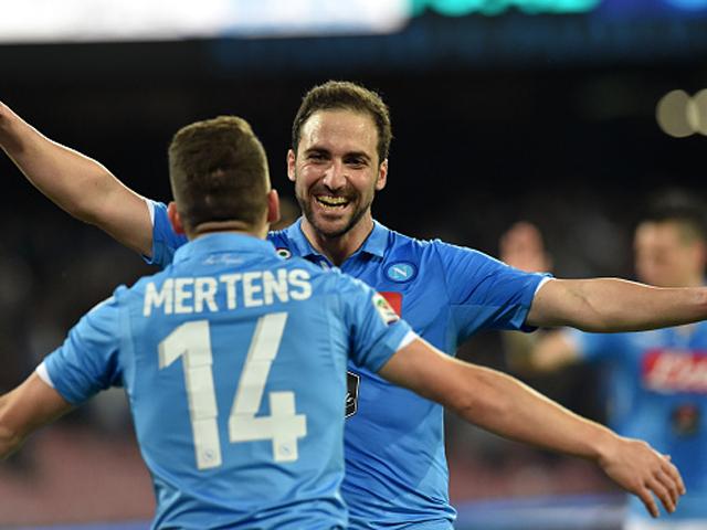 Flying High: Napoli have been scoring freely and should down Dnipro in Italy tonight